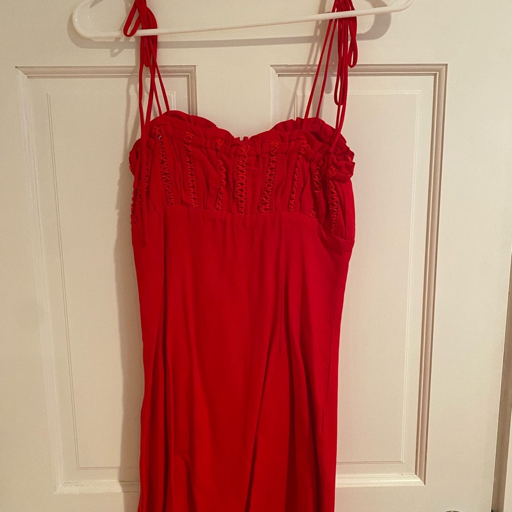 Red mini dress, never worn! Size xs!